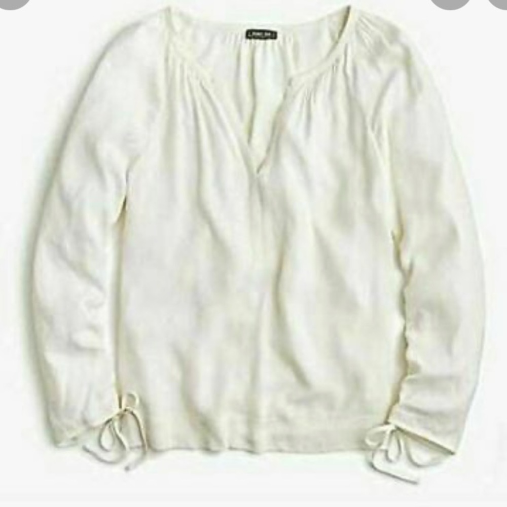 Point Sur by J. Crew pullover blouse in ivory